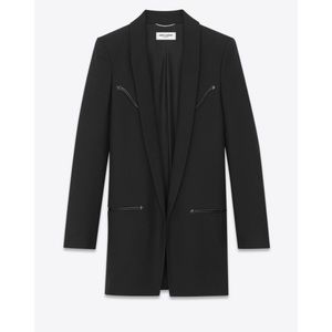 SAINT LAURENT WESTERN-STYLE JACKET WOOL GABARDINE
